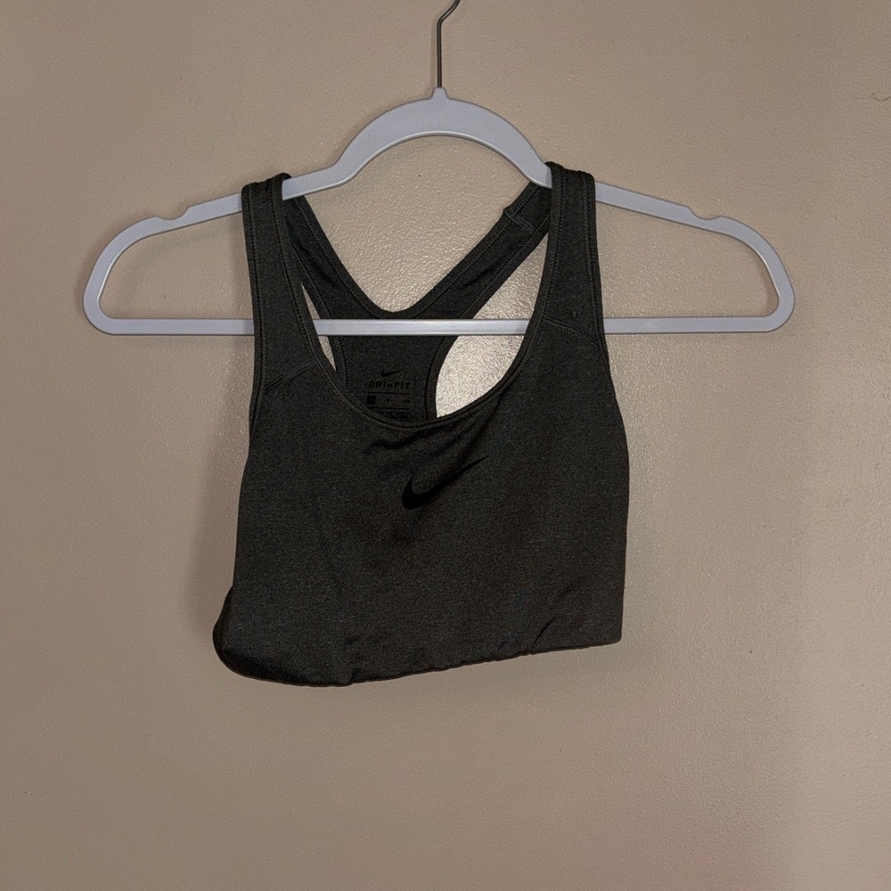 Nike Gray Dri-FIT Sports Bra